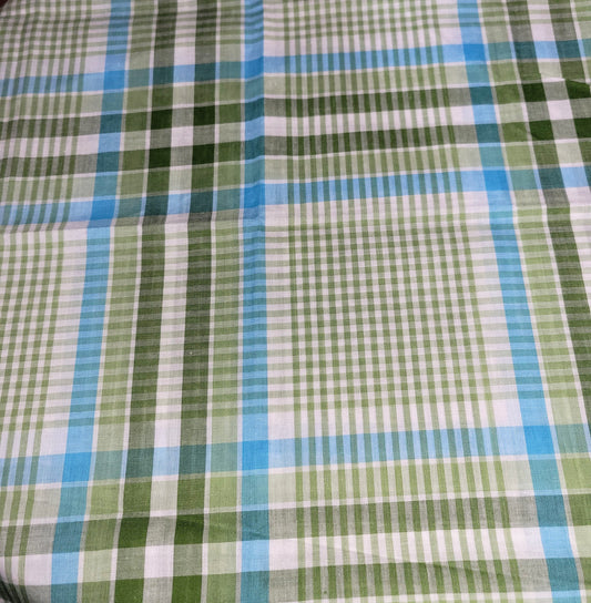 Vintage Cotton Tartan Fabric