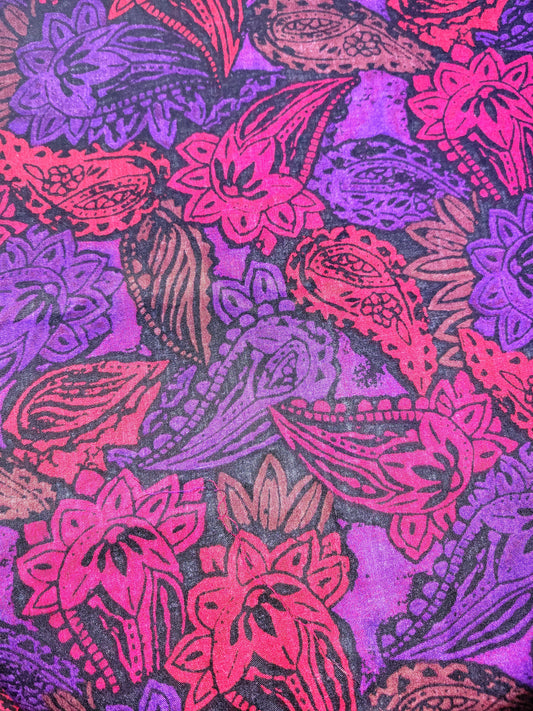 Vintage Rayon Fabric