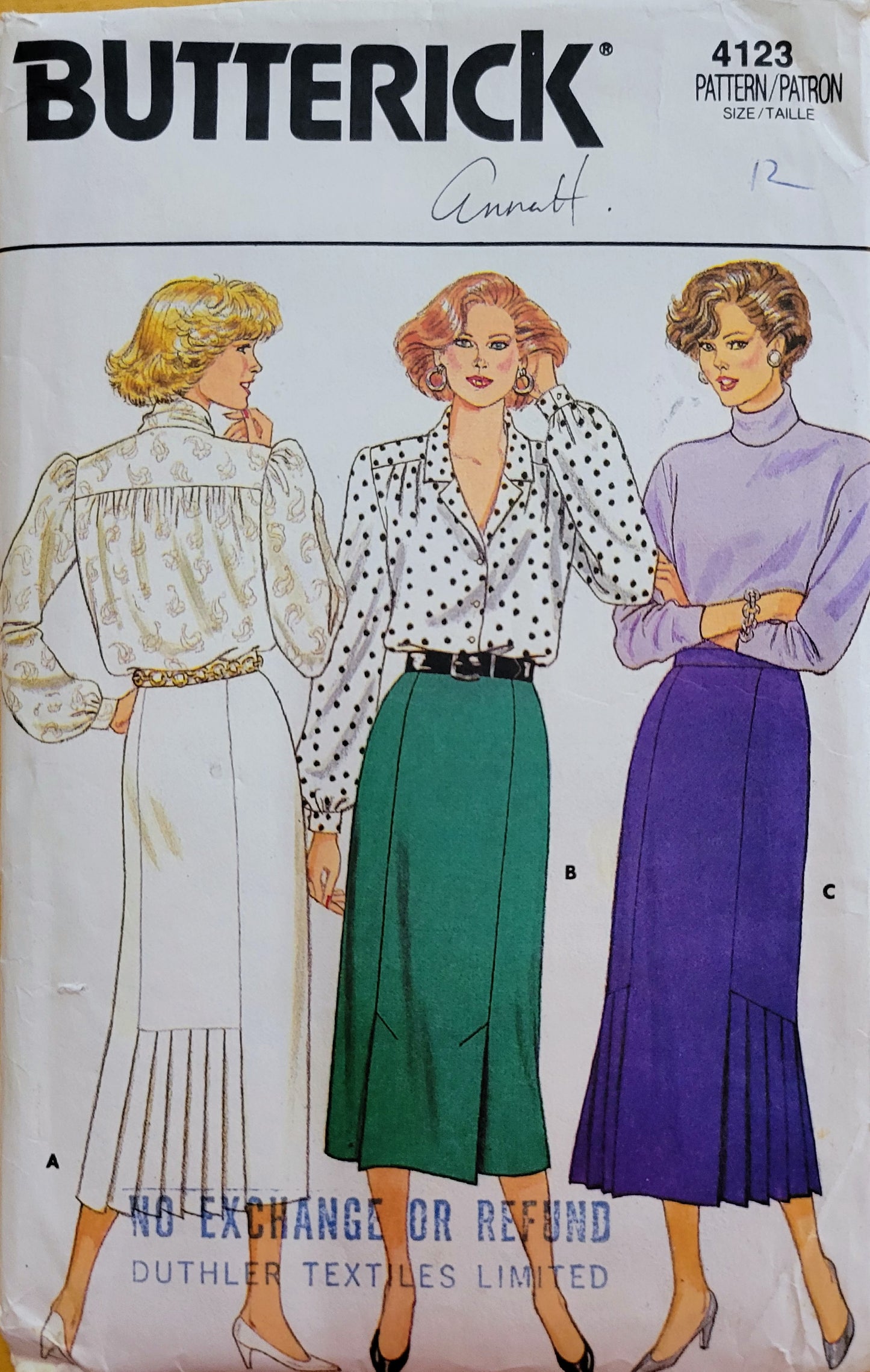 Butterick 4123