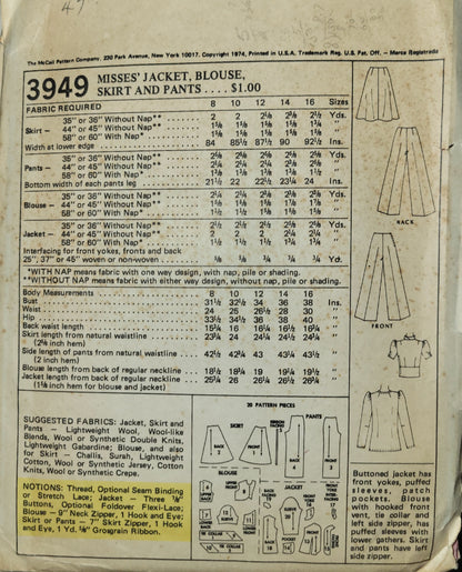 McCall's 3949