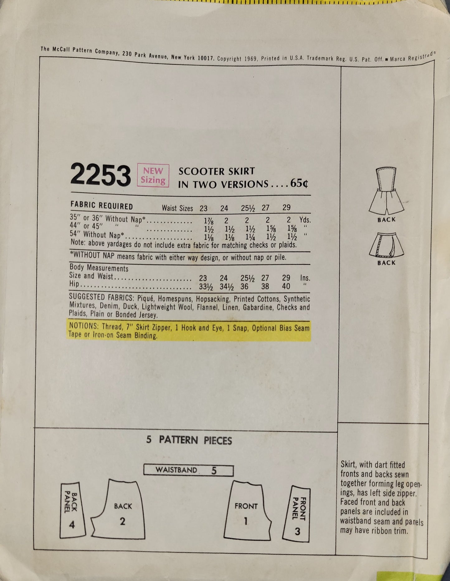 McCall's 2253