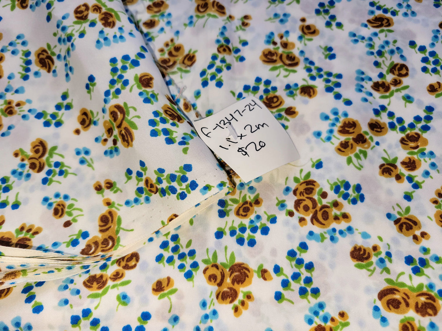 Vintage Floral Fabric