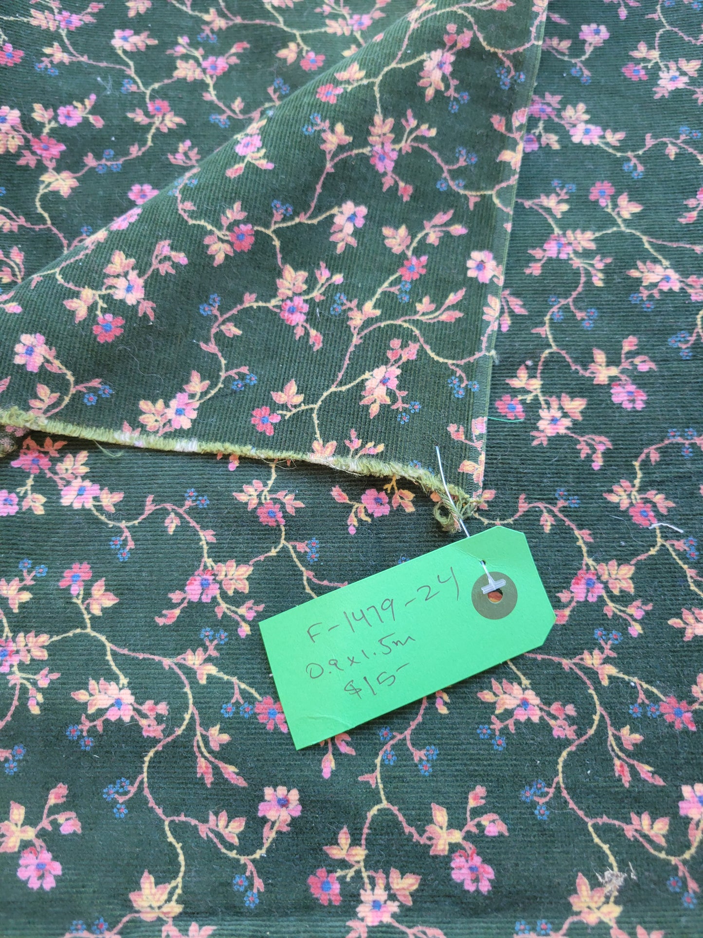 Vintage Corduroy Fabric