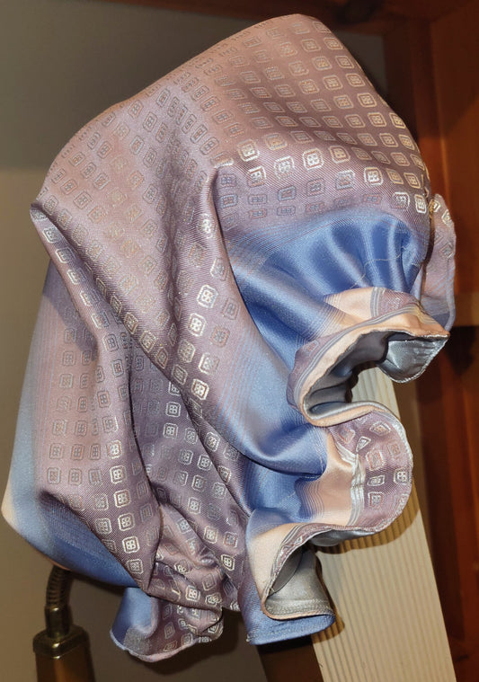 Zero-Waste Satin Bonnet