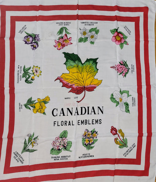 Vintage Souvenir Tablecloth