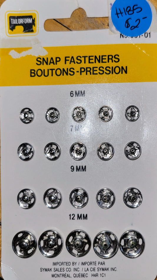 Snap Fasteners