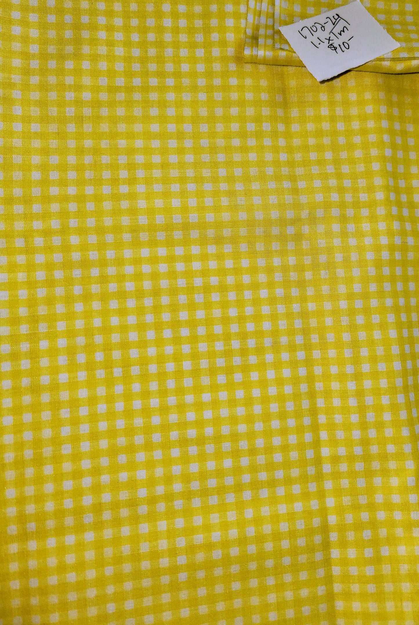 Vintage Gingham Fabric