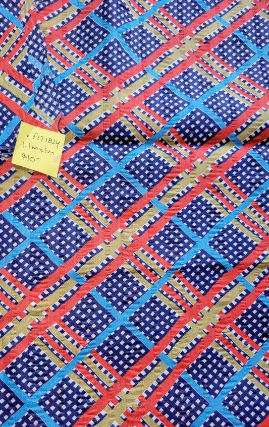 Vintage Seersucker Fabric