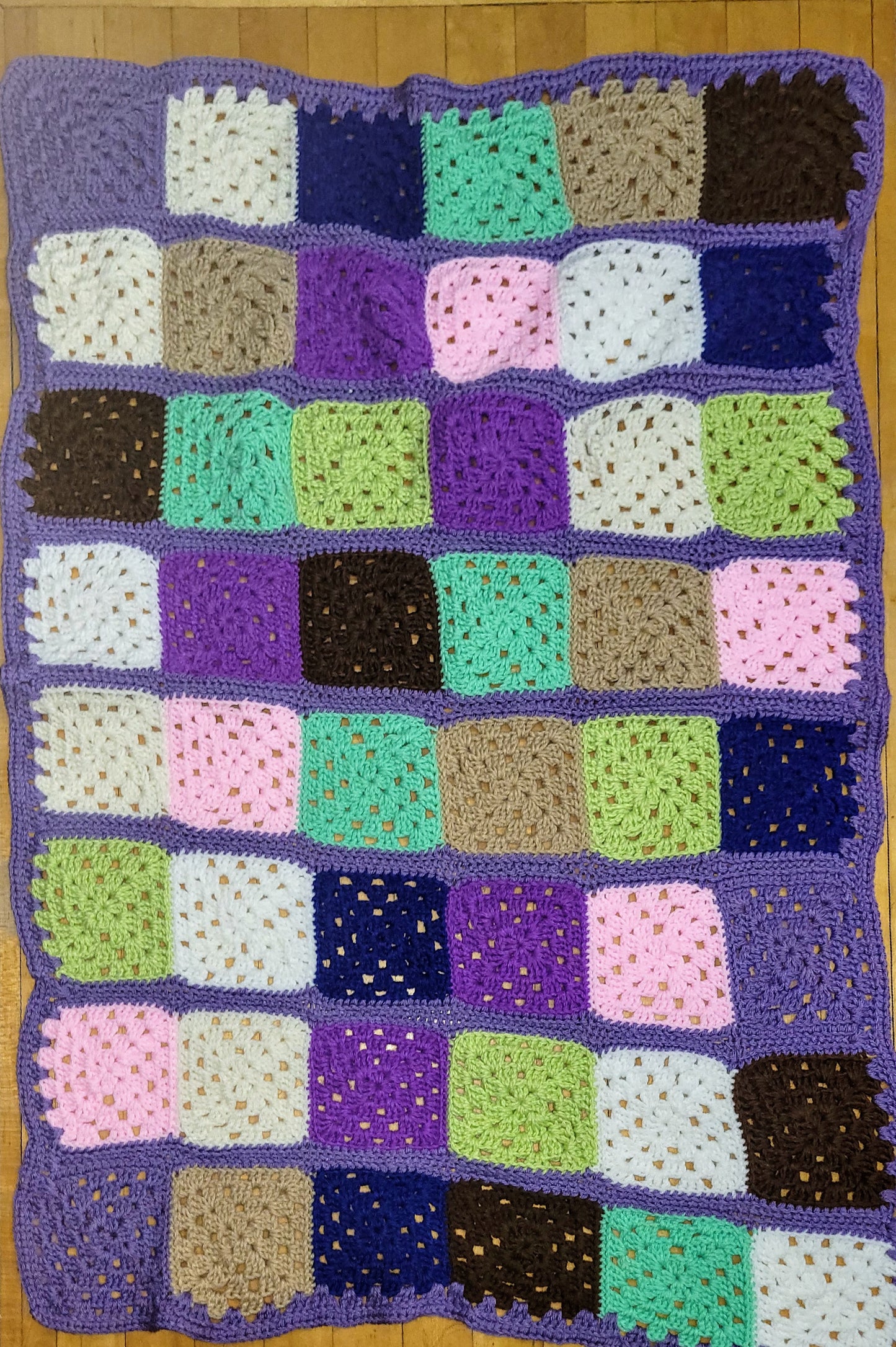 Vintage Crocheted Baby Blanket