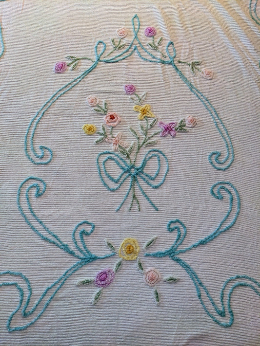 Vintage Chenille Bedspread