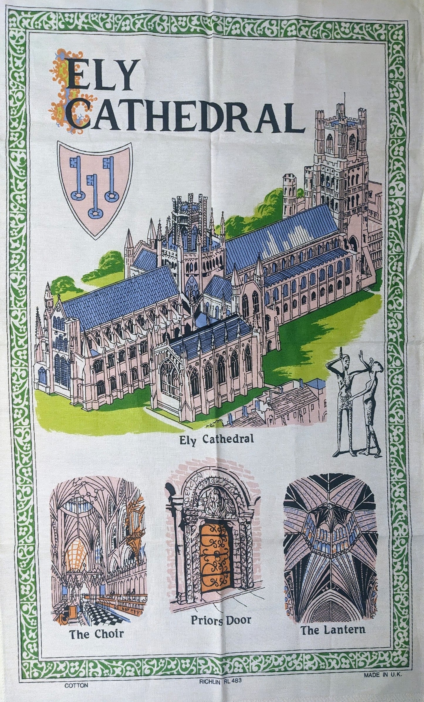 Travel Teatowel-Ely Cathedral