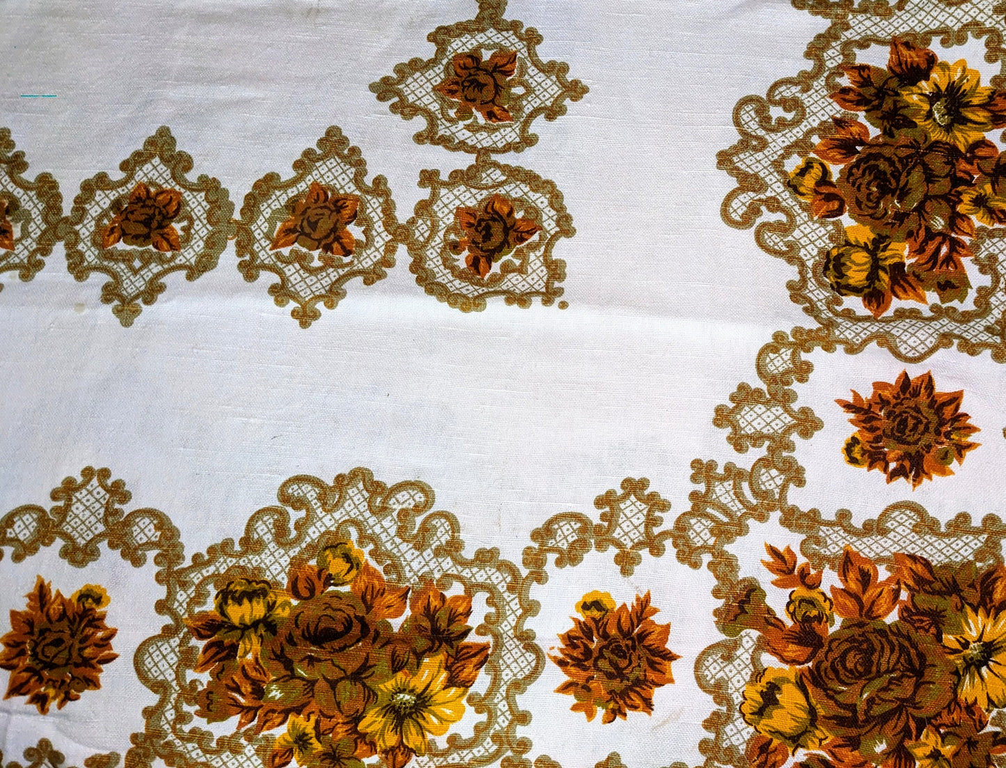 Vintage Linen Tablecloth