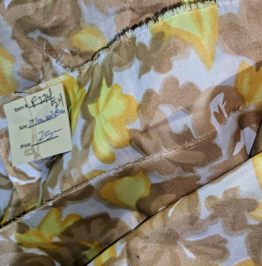 Vintage Acetate Fabric