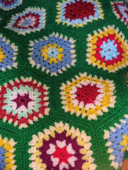 Vintage Granny Square Afghan