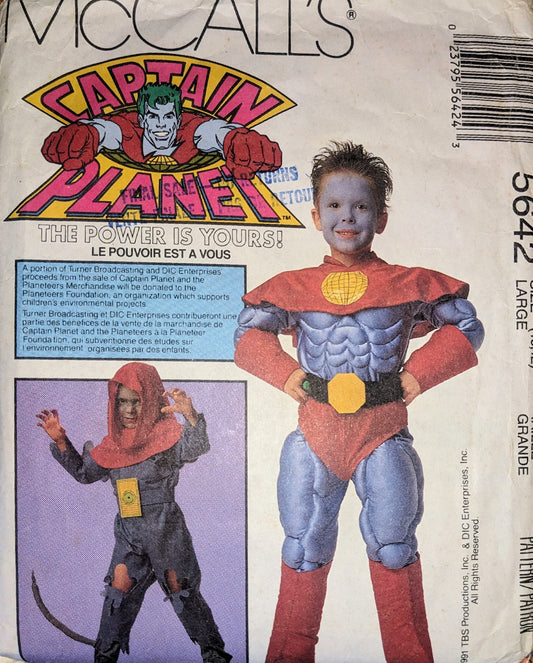 McCall's 5642 captain planet