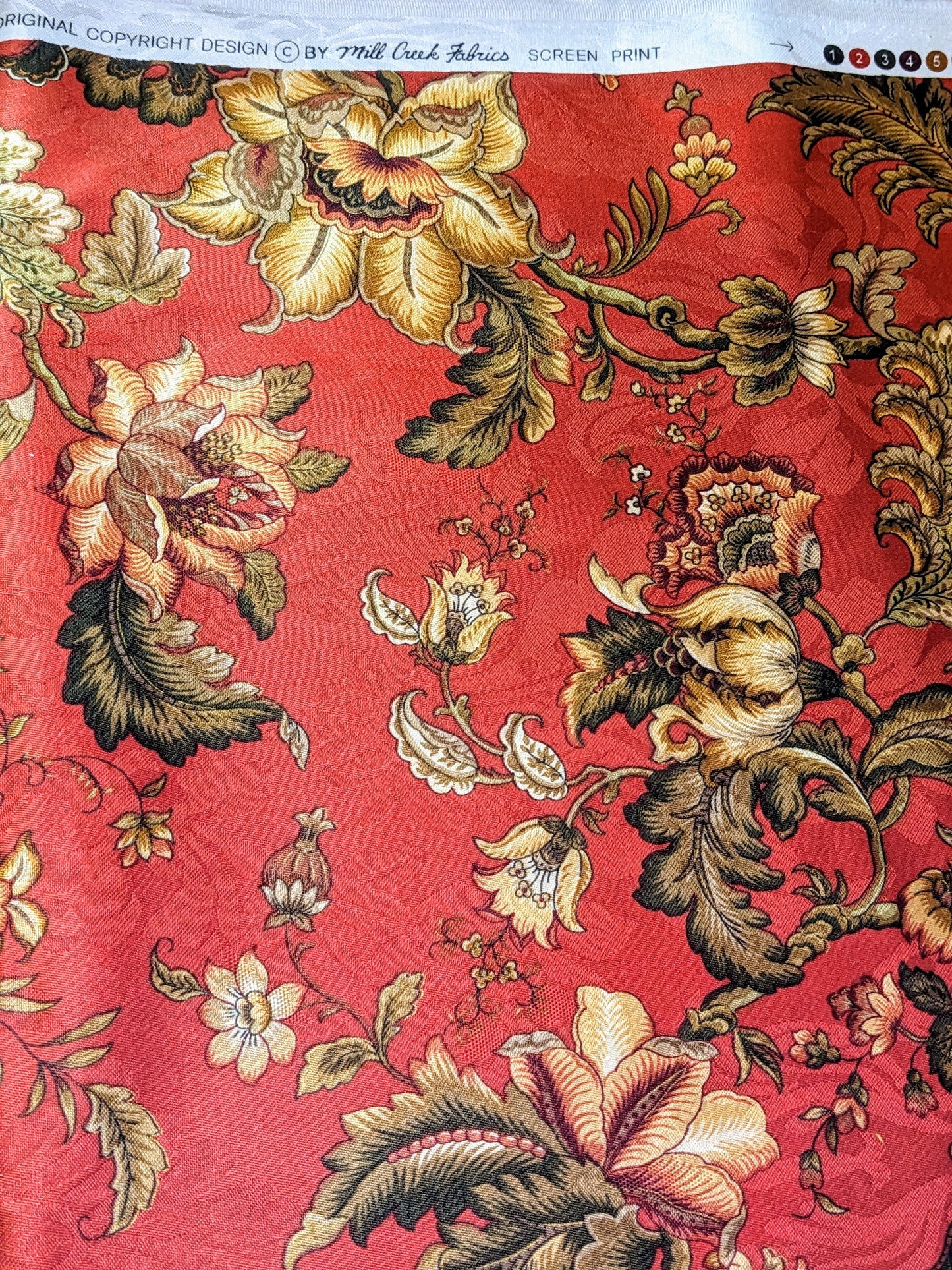 Vintage Home Decor Fabric