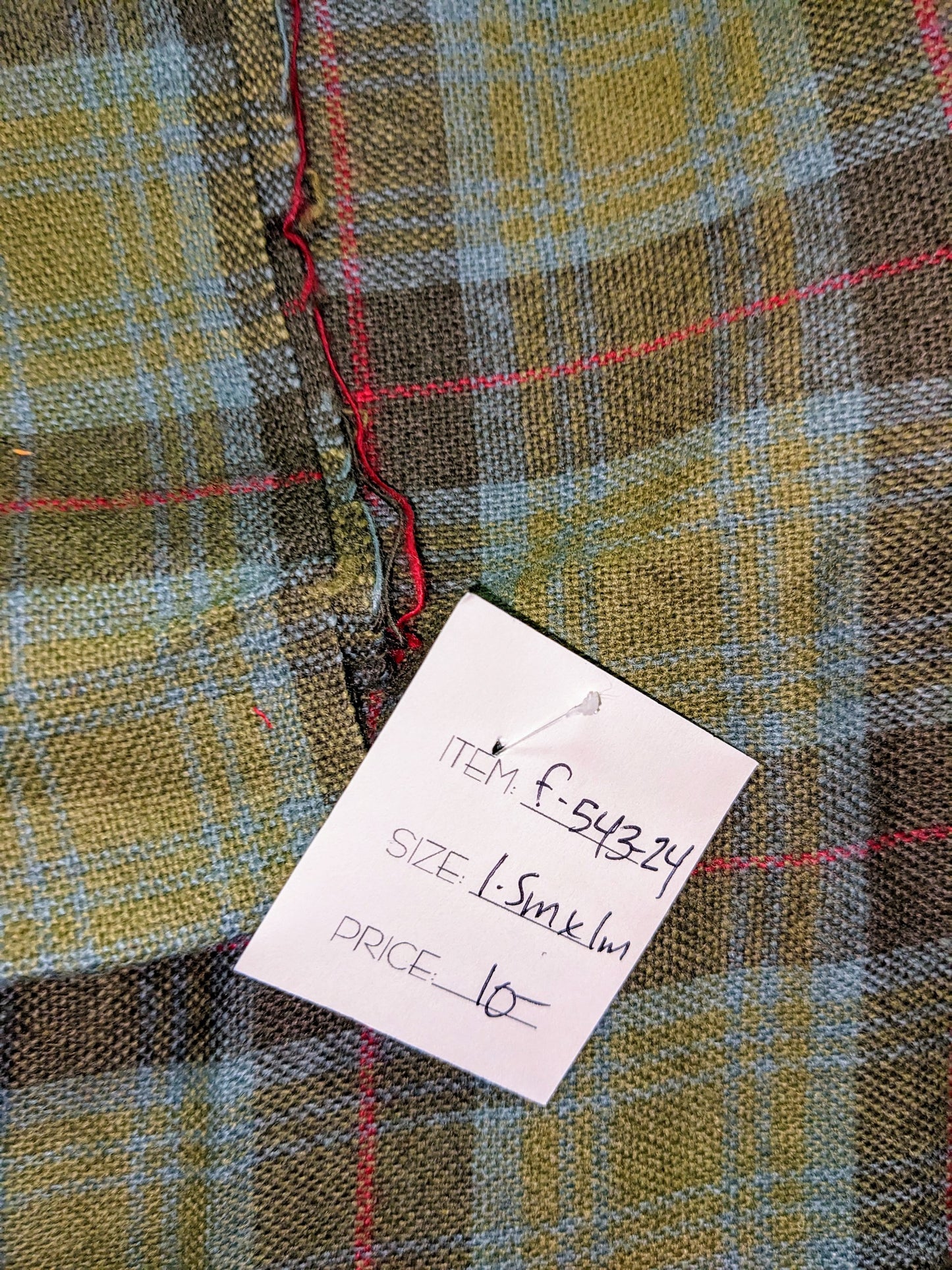 Vintage Tartan Fabric