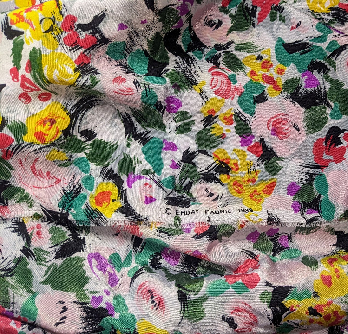 Vintage Silky Fabric