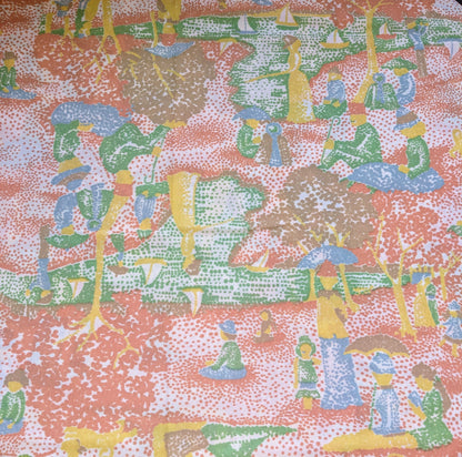 Vintage Polyester Fabric