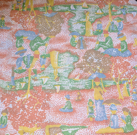 Vintage Polyester Fabric