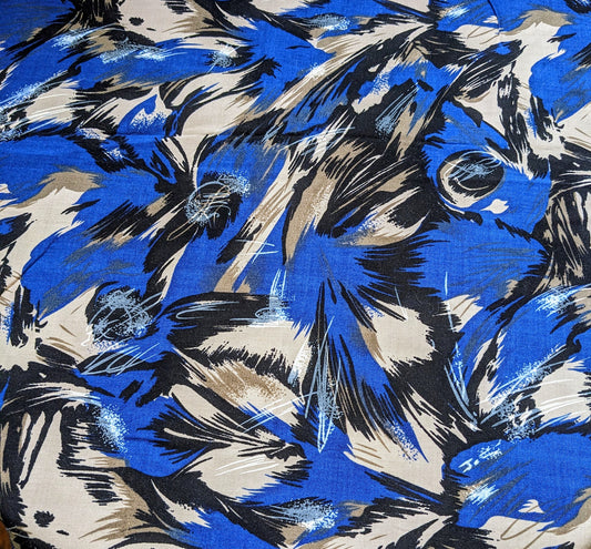 Vintage Rayon Fabric