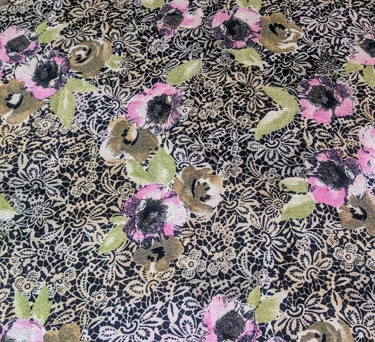 Vintage Silk Fabric