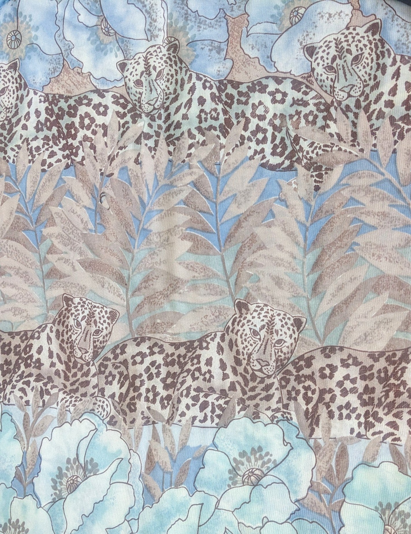 Vintage Printed Polyester Fabric