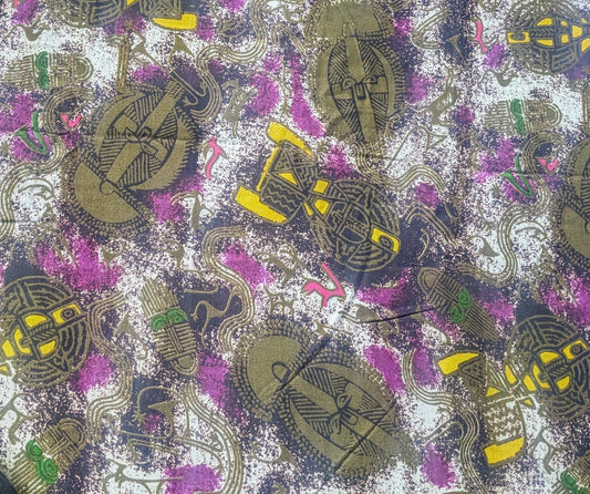 Vintage Rayon Fabric