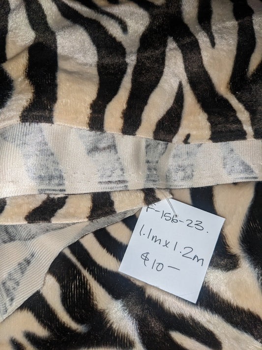 Zebra Print Fun Fur