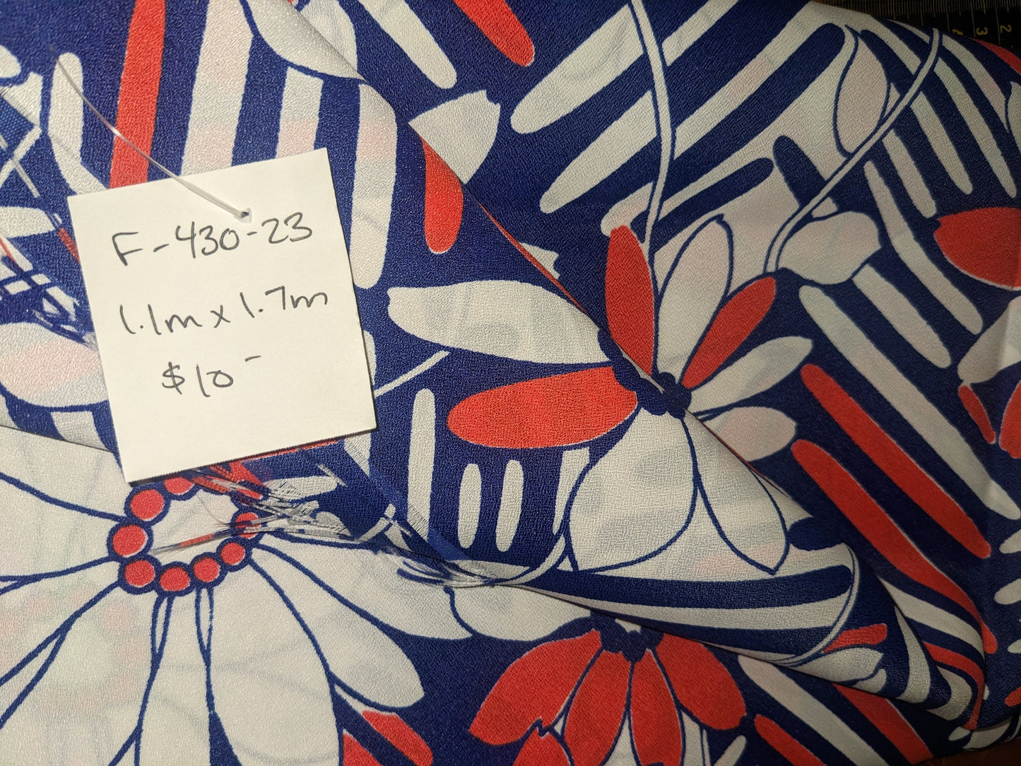 Vintage Acetate Fabric