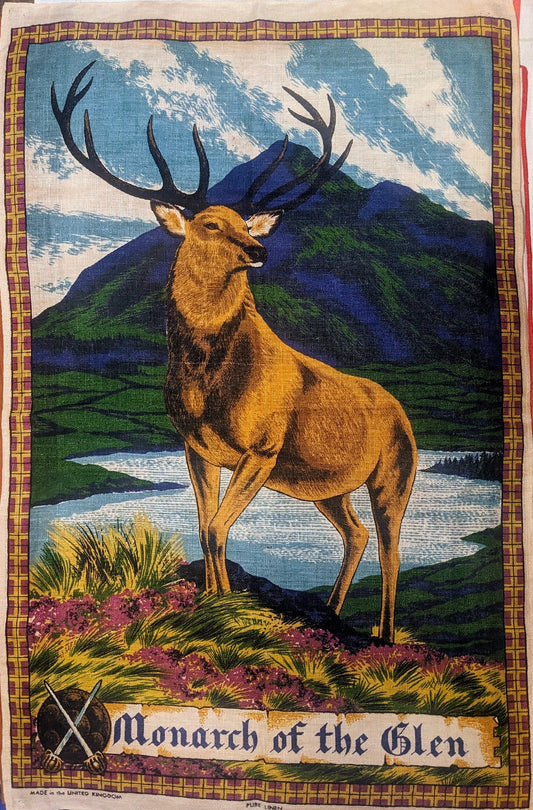 Travel Teatowel-Monarch of the Glen