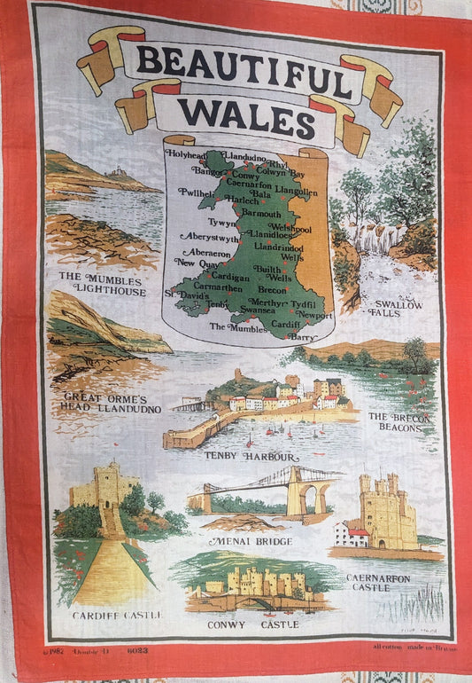 Travel Teatowel-Beautiful Wales