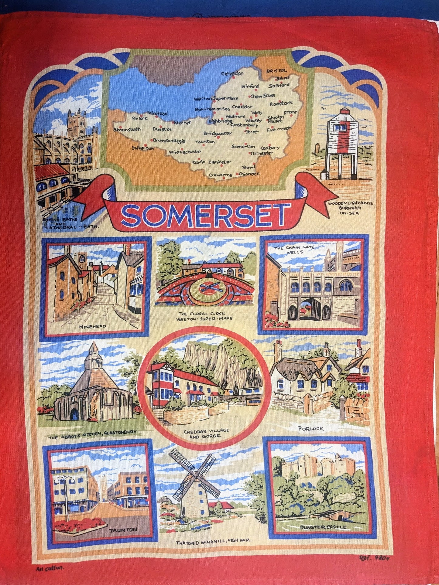 Travel Teatowel-Somerset