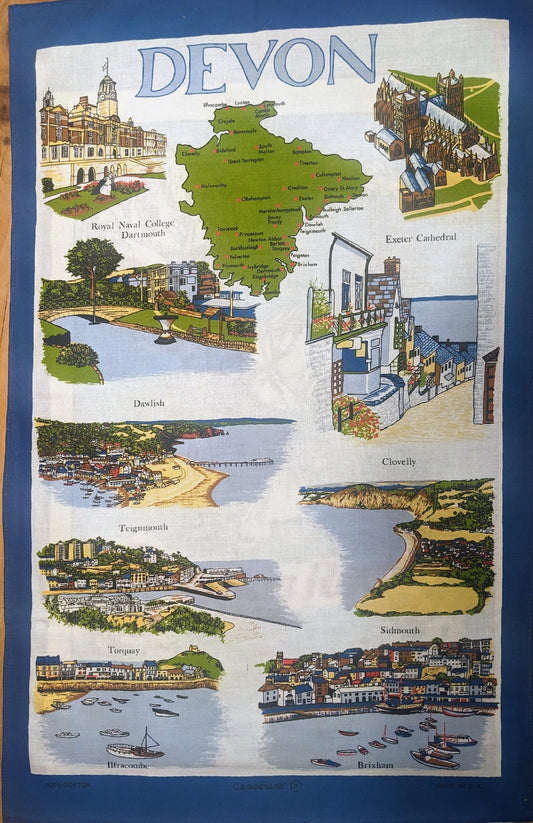 Travel Teatowel-Devon