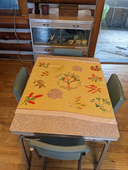 Vintage Australia Souvenir Tablecloth