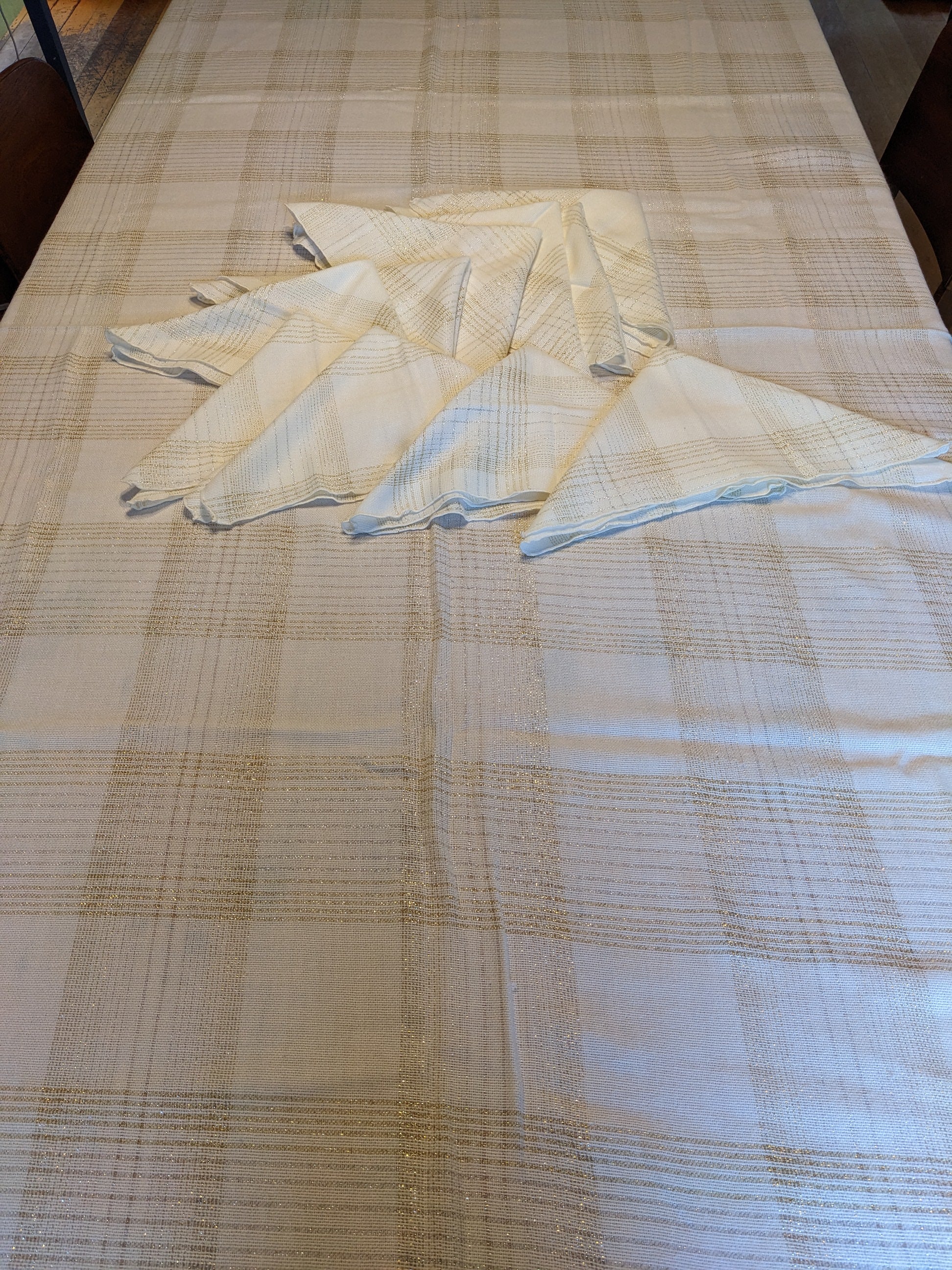 Vintage Tablecloth with Napkins