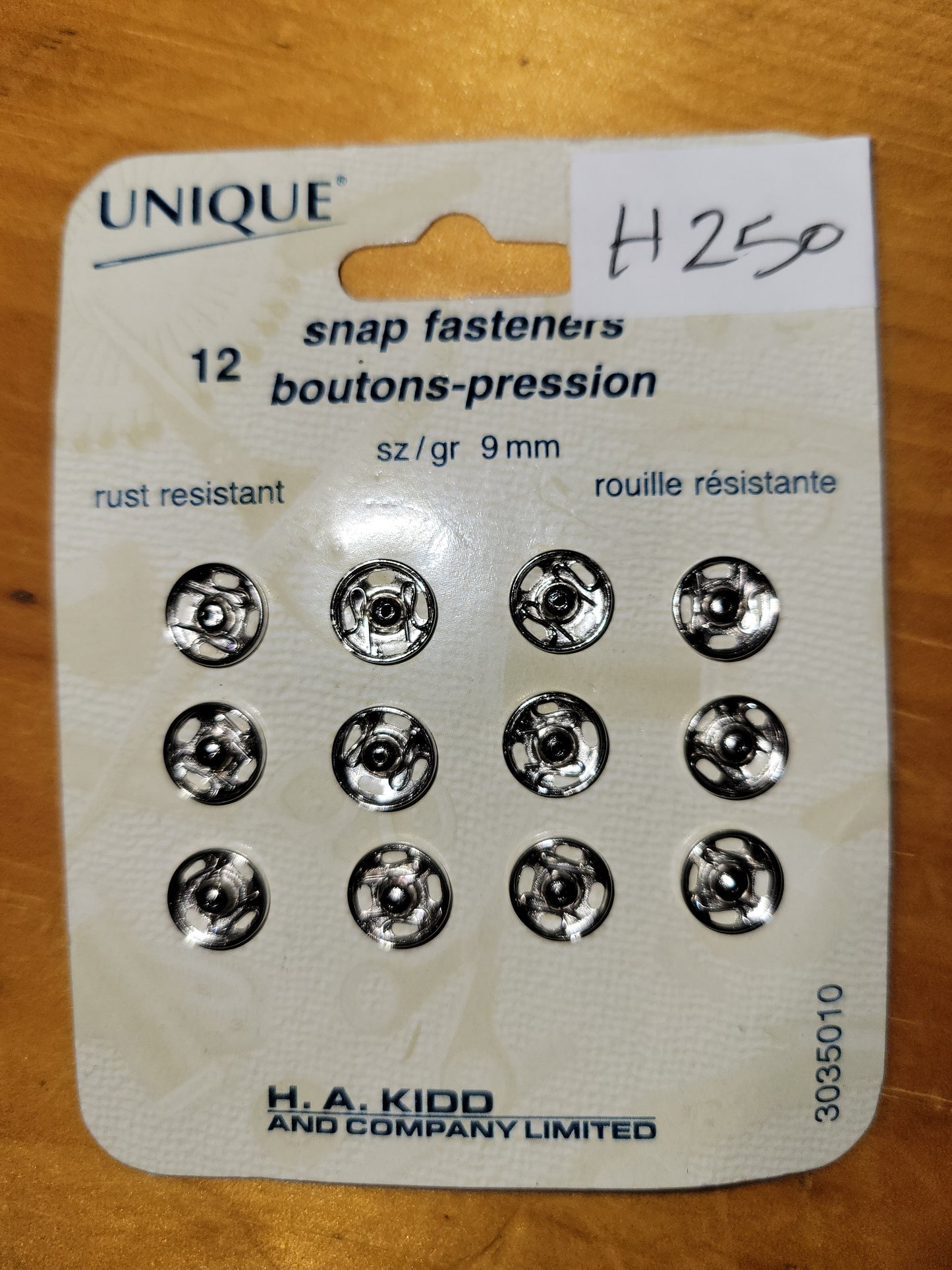 Snap Fasteners