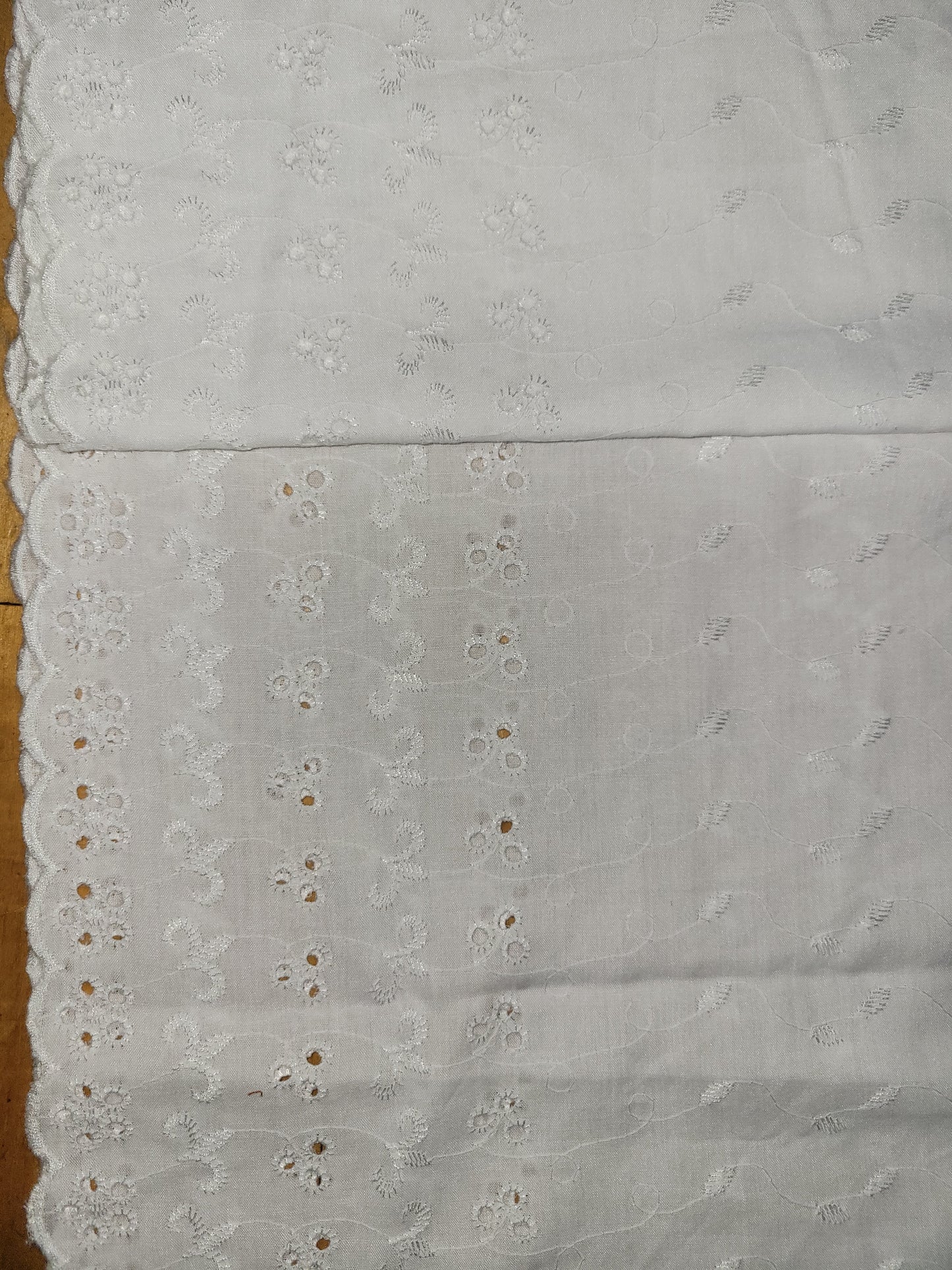 Vintage Eyelet Cotton Fabric