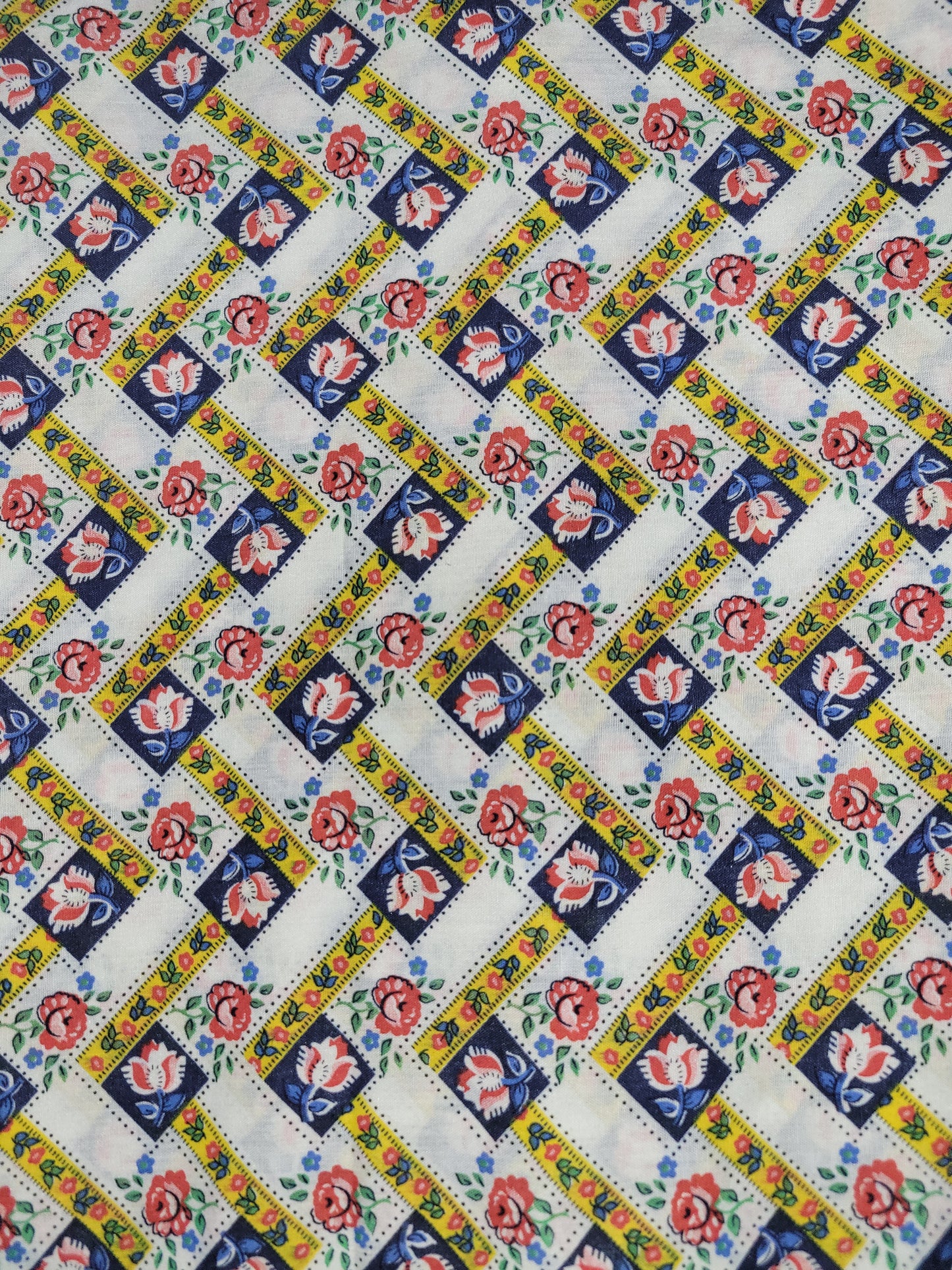 Vintage Sheeting Fabric