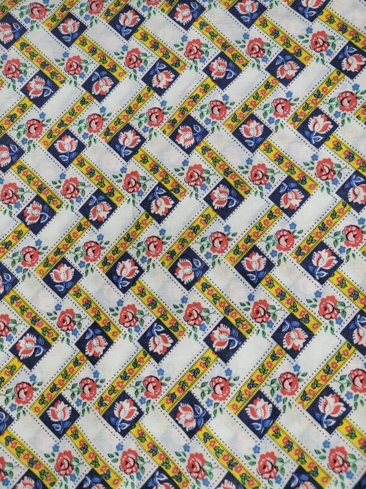 Vintage Sheeting Fabric