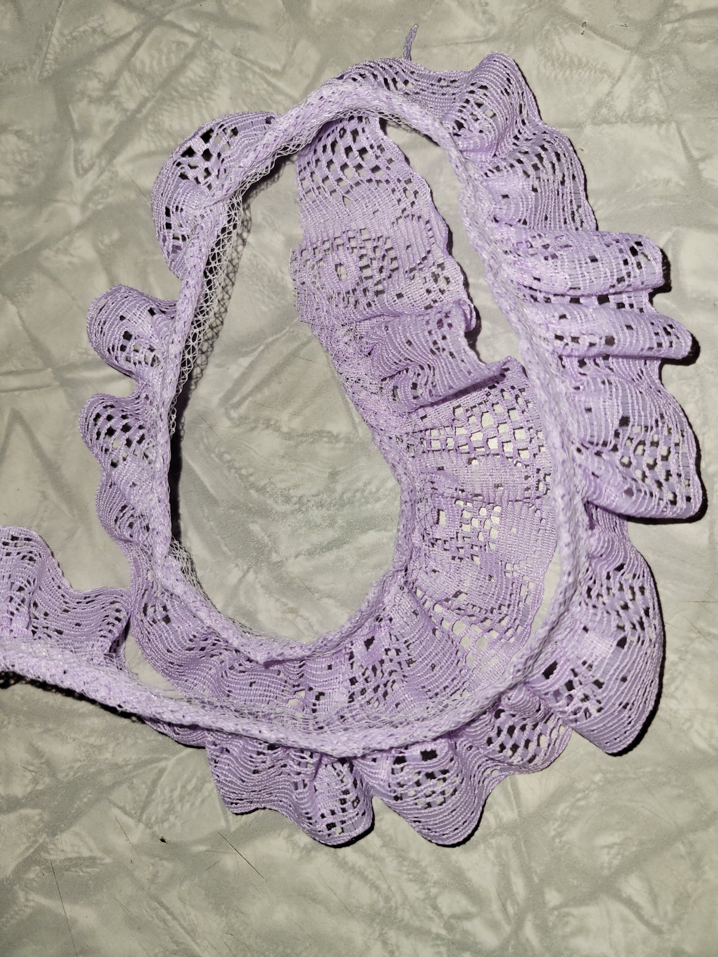 Ruffle Trim Lace