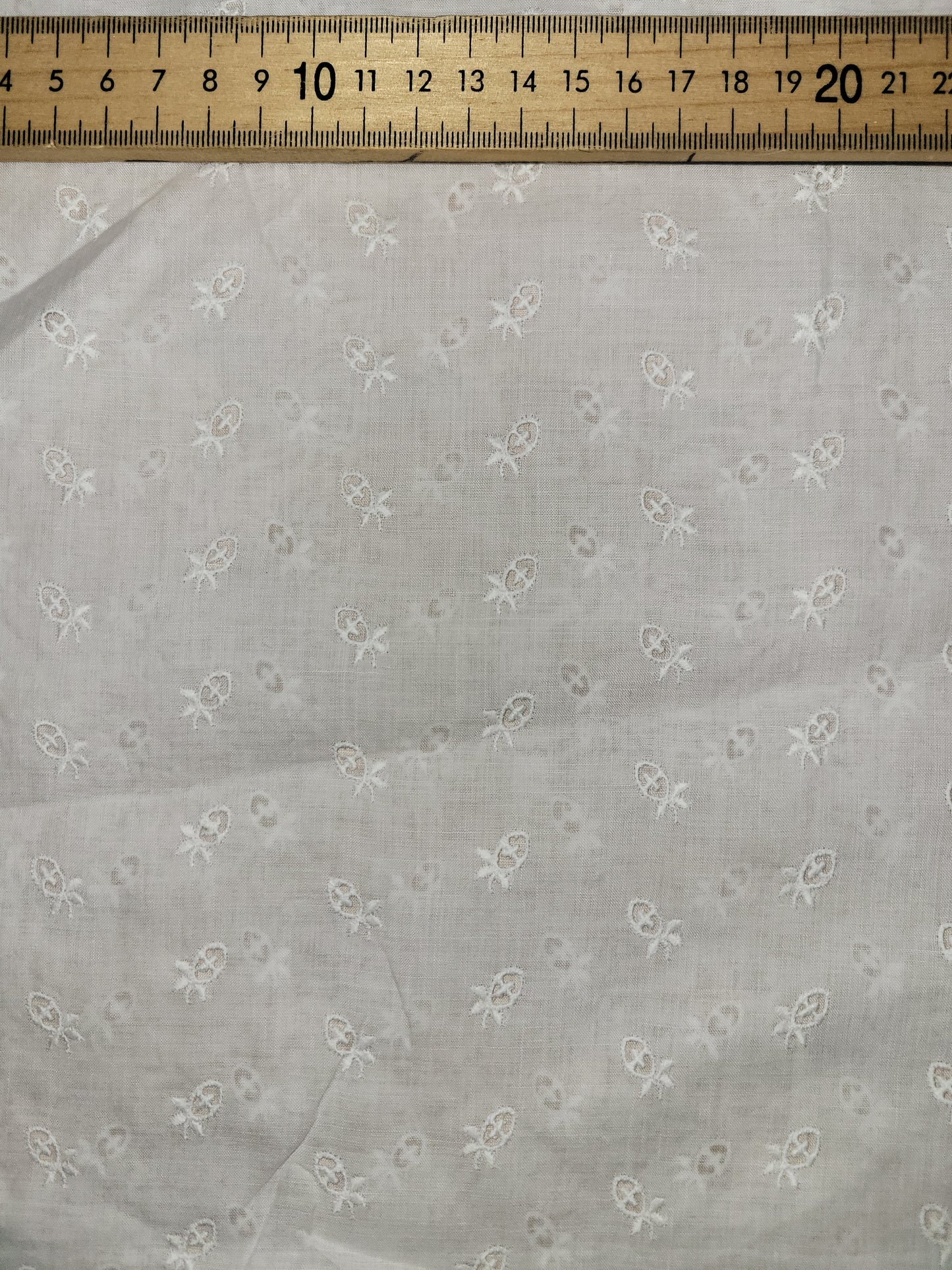 Vintage Eyelet Cotton Fabric