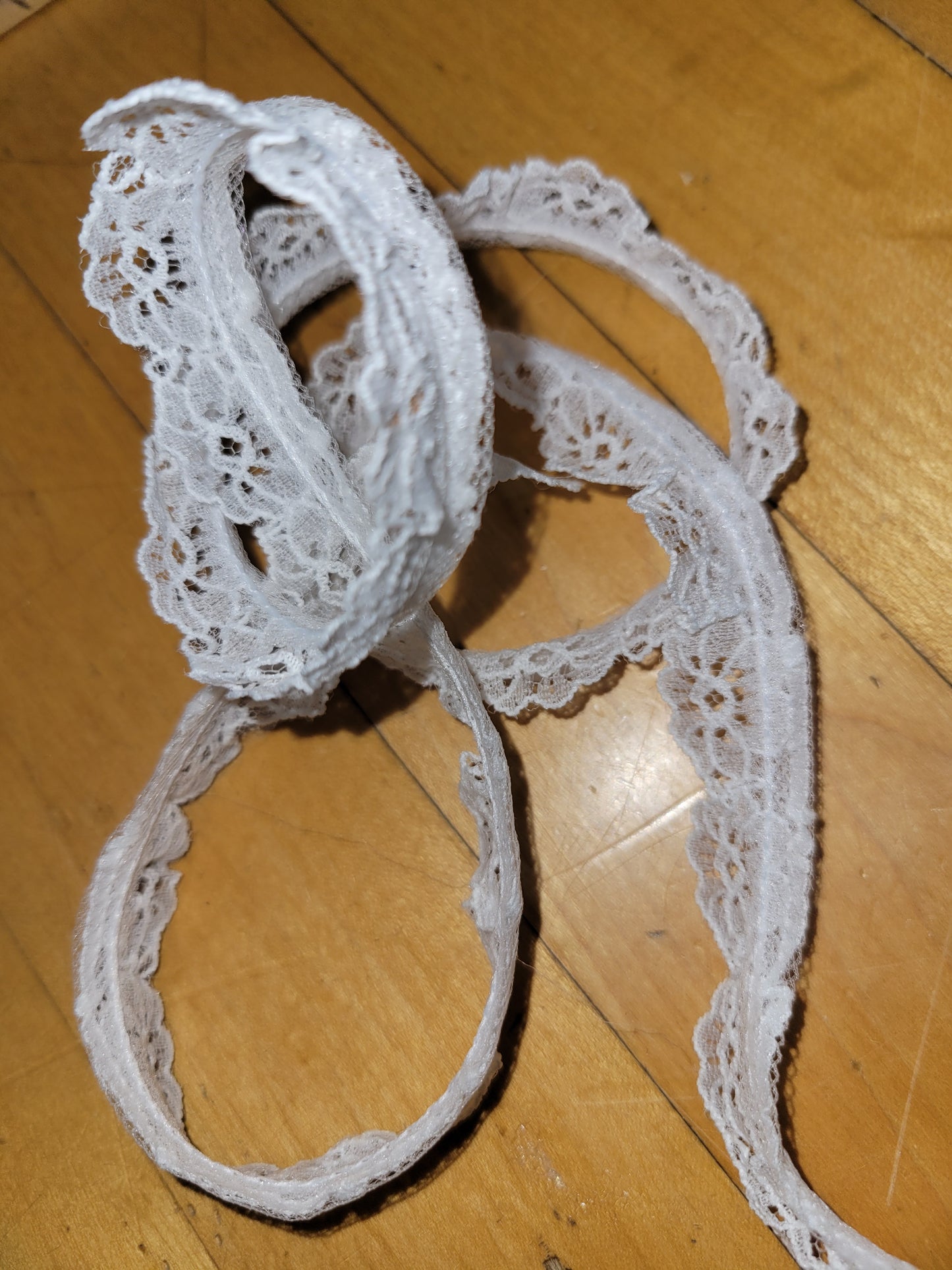 Ruffle Trim Lace