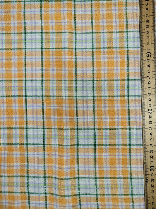 Vintage Plaid Fabric