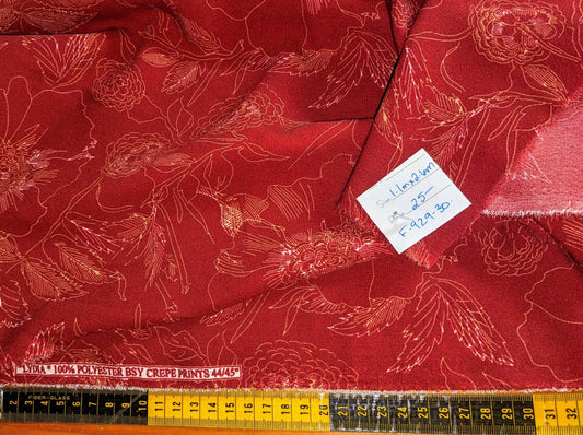 Vintage Crepe Fabric