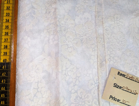 Vintage Embossed Sheer Fabric