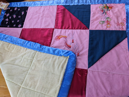 Funny Feelings Sensory Blanket for Baby--Dragons and Phoenixes