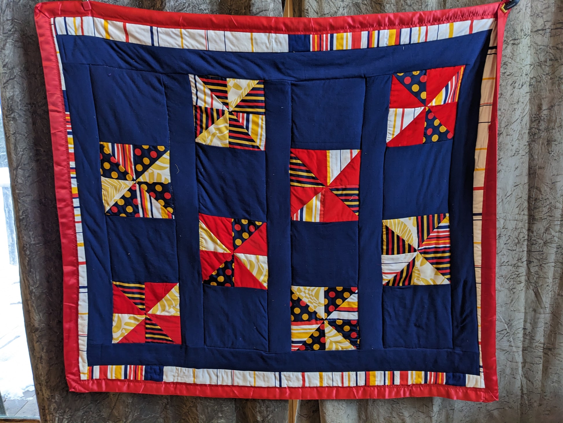 Thrown Together Quilts--Primary Pinwheel