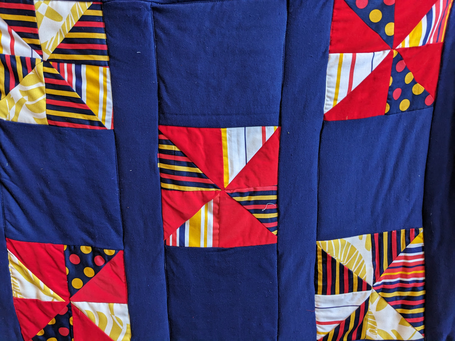 Thrown Together Quilts--Primary Pinwheel