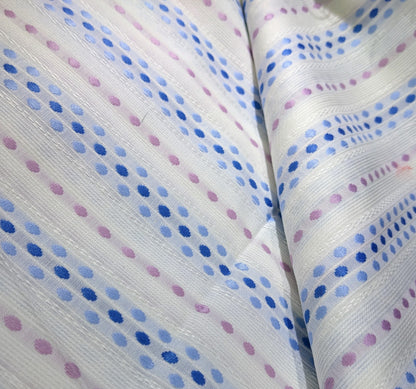 1980s Cotton Shirting Weight Fabric